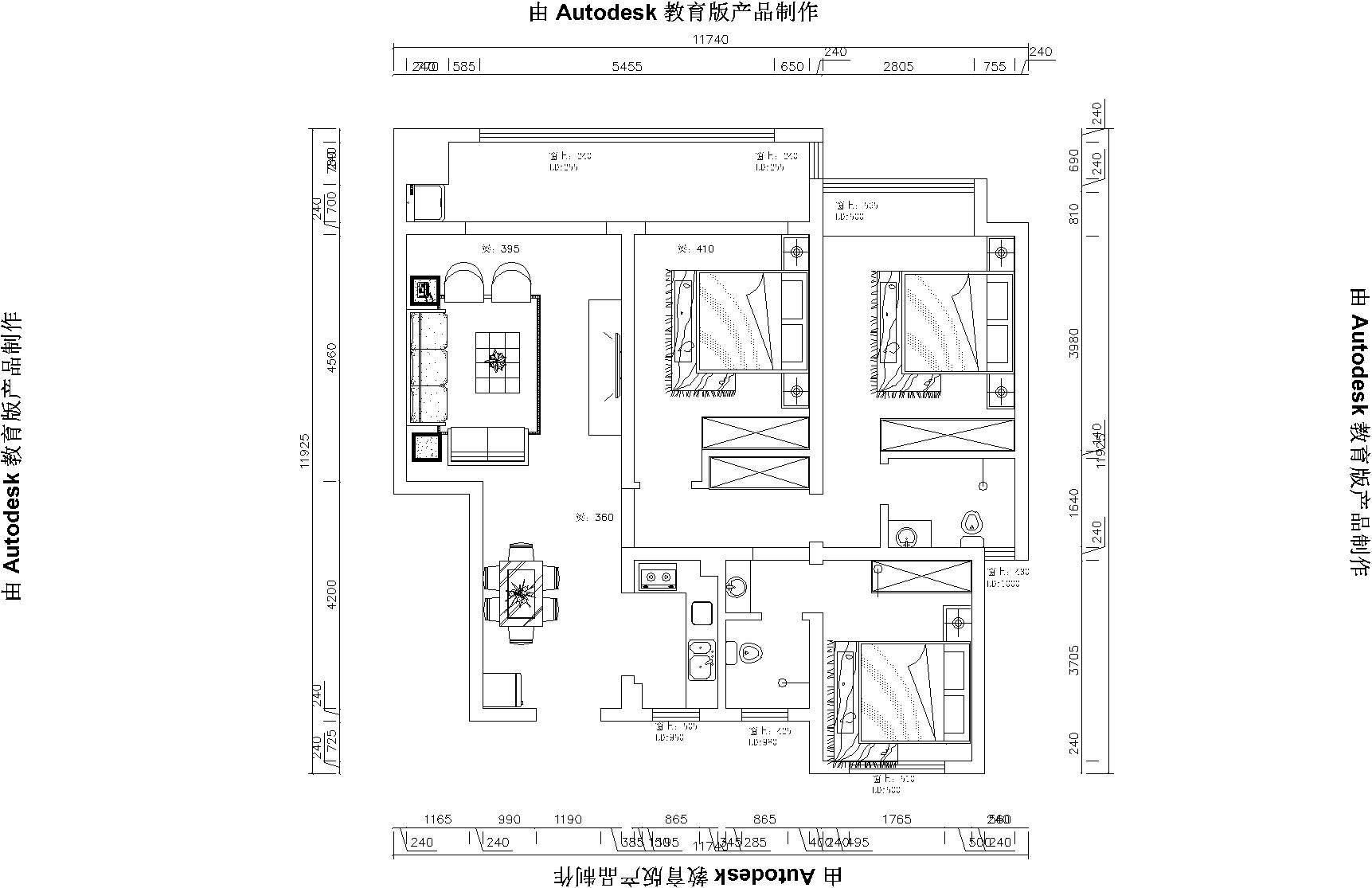 荣盛华府#128㎡